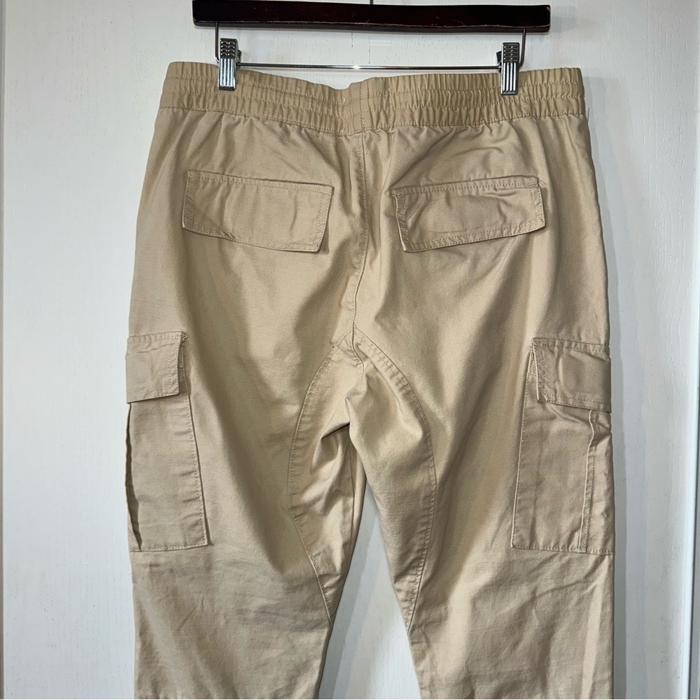 Fear of God Men’s Khaki Elastic Waist Pull On Zip Ankle Joggers- Size Medium - Picture 4 of 12